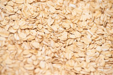 Sağlıklı gıda. Müsli kahvaltı için. Birçok pul