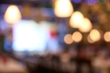 Arka plan bulanık. Parlak renkli noktalar