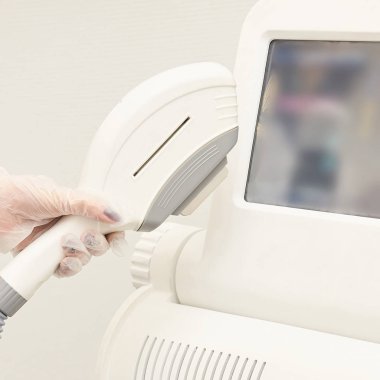 Laser elos medical device. Remove unwanted hair and asteriks. Co