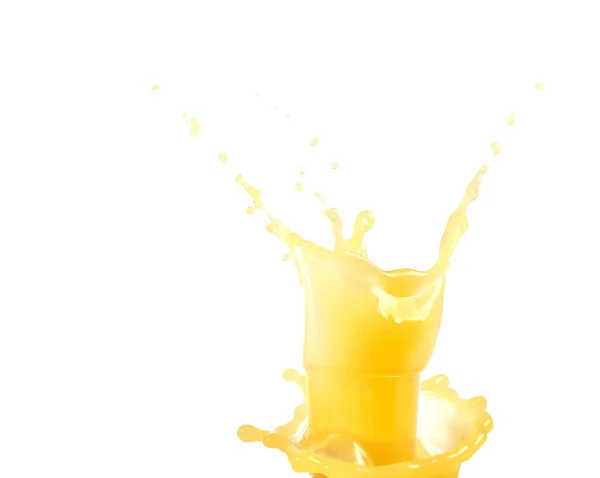 オレンジジューススプラッシュコンセプト。色 — ストック写真