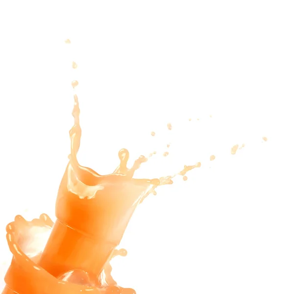 Juice splash concept. Color — Stock Photo, Image