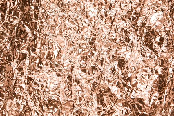 Folie aluminium krossad konsistens. Metall material bakgrund — Stockfoto