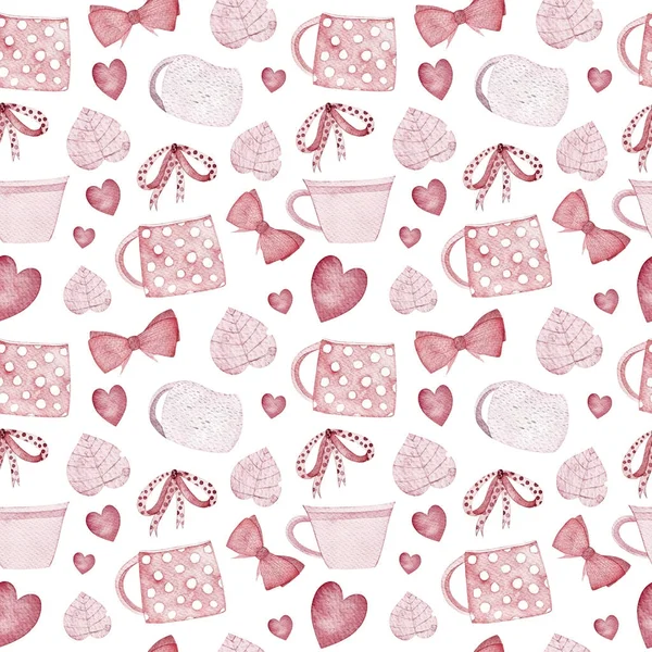 Suluboya tatlı sonbahar seamless modeli.