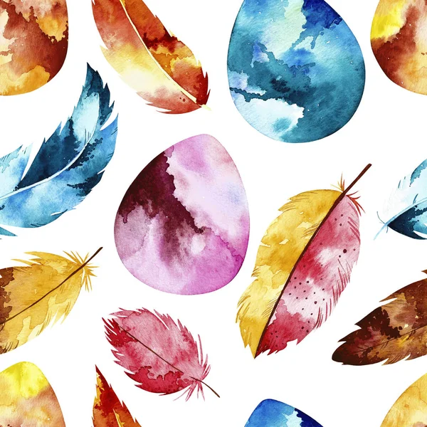 Suluboya Paskalya seamless modeli.