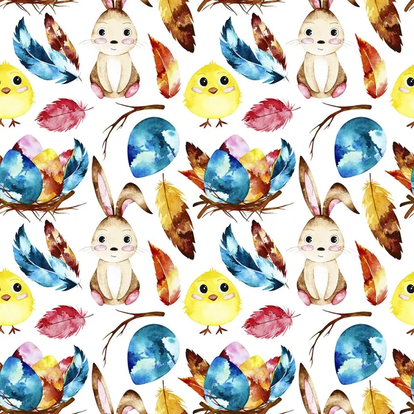 Suluboya Paskalya seamless modeli.