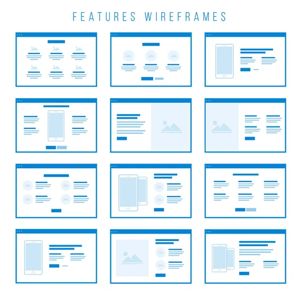 Prototip için özellikleri tel çerçeve bileşenleri.