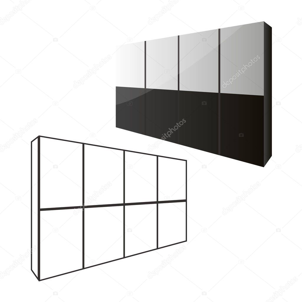 Sliding Door Wardrobe Or Dressing Room Changing Rooms Shop With