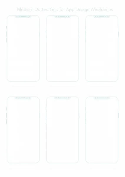 A4 Tečkovaný papír pro aplikace Designs — Stockový vektor