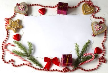 Noel backgraund, mektup