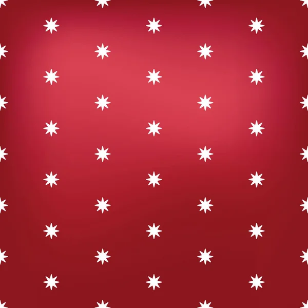 White stars on red background. — Stock Vector