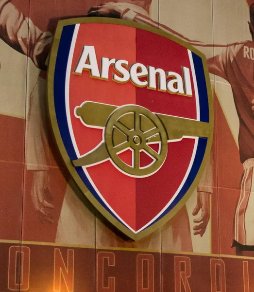 Arsenal Logotipo Clube Futebol Londres — Fotografia de Stock