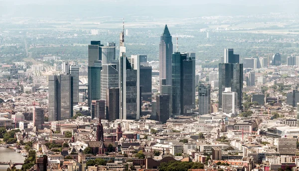 Europäische finanzhauptstadt frankfurt — Stockfoto