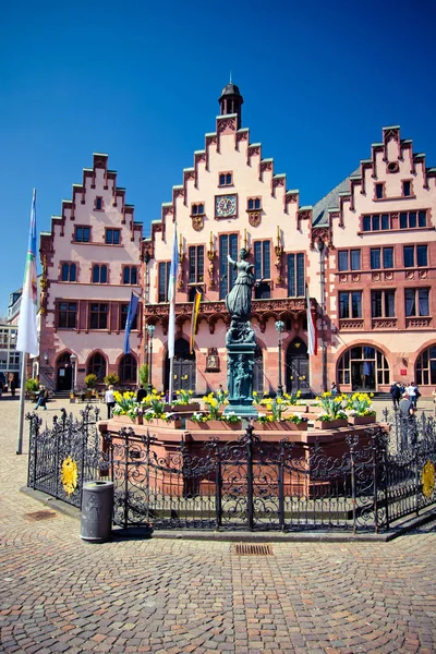 Centro da cidade velha de Frankfurt — Fotografia de Stock