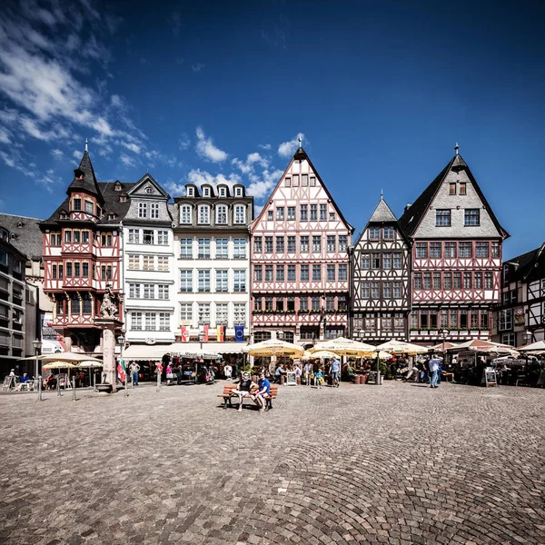 Frankfurt gamla staden — Stockfoto