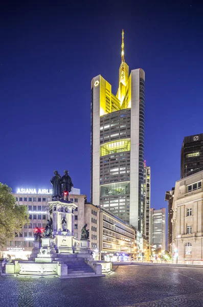 twilight in Frankfurt am Main