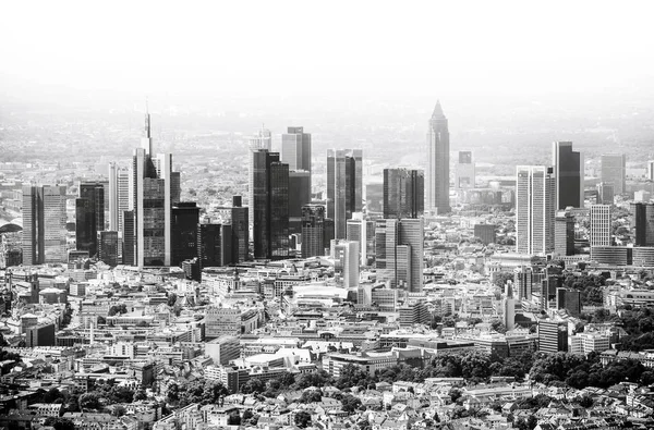 Frankfurt in black and white — Stock Photo, Image