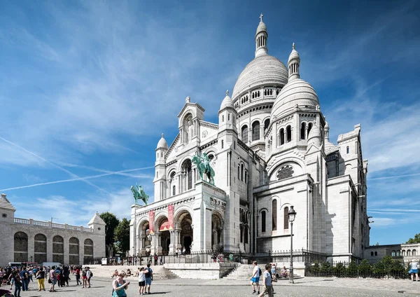 Sacre Coeur Basilika fasad — Stockfoto