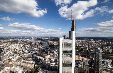 Frankfurt şehrinin gökdelenleri