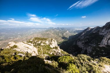 güzel mountainscape ve manzarası