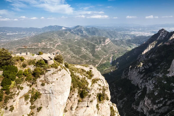 Vista paisagem com edifícios e montanhas Fotografia De Stock