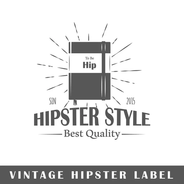 Vorlage für Hipster-Label — Stockvektor