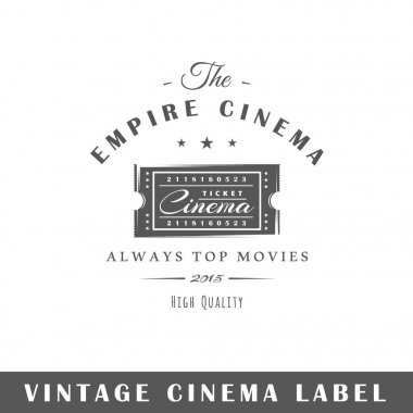 Sinema etiketi şablonu