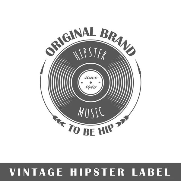 Hipster labelsjabloon — Stockvector