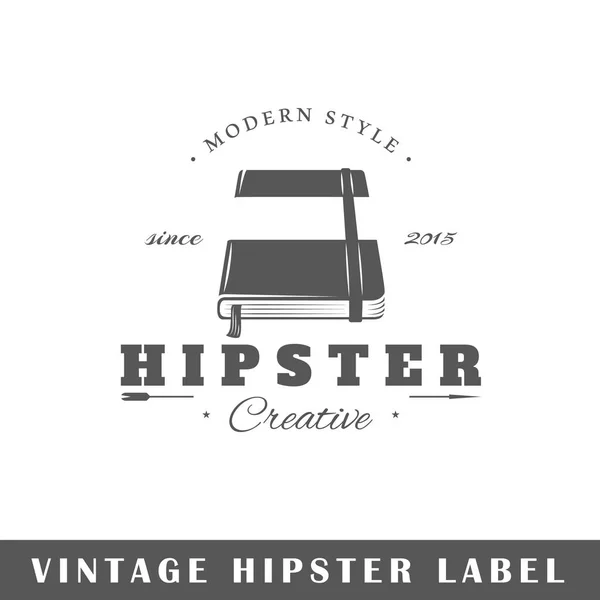 Vorlage für Hipster-Etiketten — Stockvektor