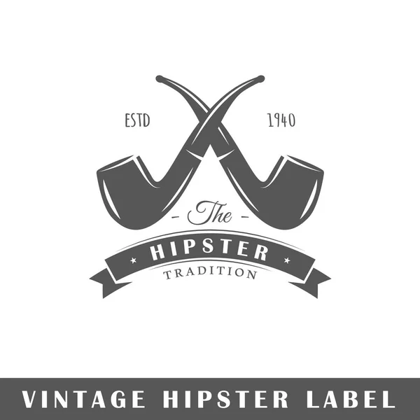 Vorlage für Hipster-Etiketten — Stockvektor
