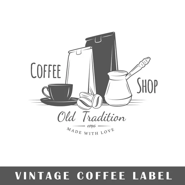 咖啡标签模板 — 图库矢量图片