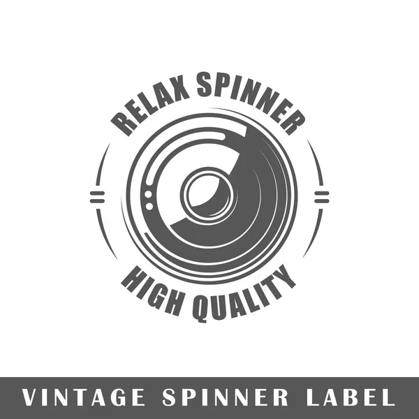 Шаблон метки Spinner — стоковый вектор