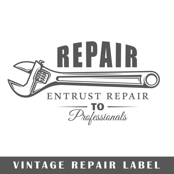 Reparar plantilla de etiqueta — Archivo Imágenes Vectoriales