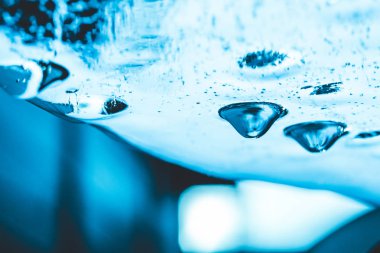 bir damla, doğal doku ile buz ayrıntılarını