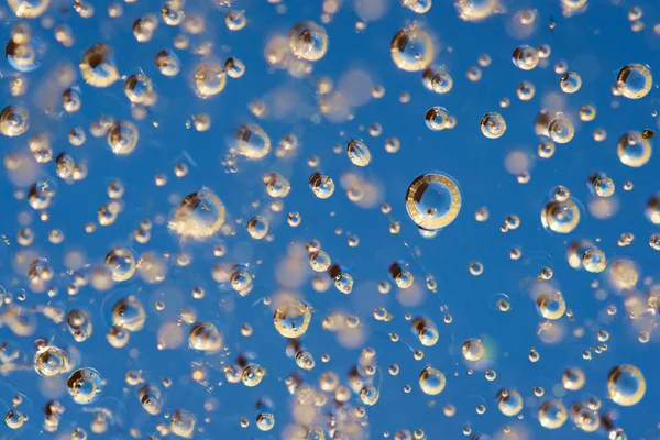 Структура Льда Пузырьками Воздуха Зимний Фон — стоковое фото