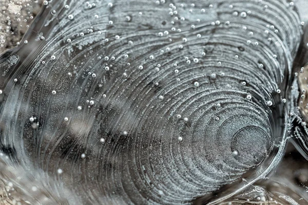 Details Frozen Waves Natural Texture — Stock Photo, Image