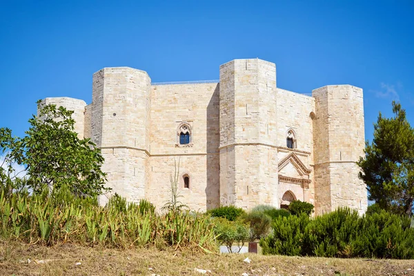 Panoramatický Výhled Castel Del Monte Puglia Italycastel Del Monte Citadela — Stock fotografie