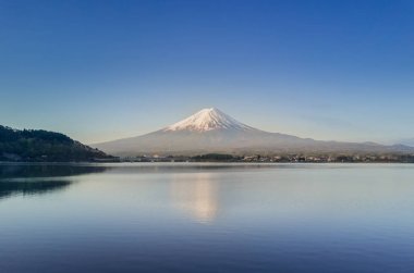 Dağ Fuji, göl Kawaguchiko Yamanashi Japonya
