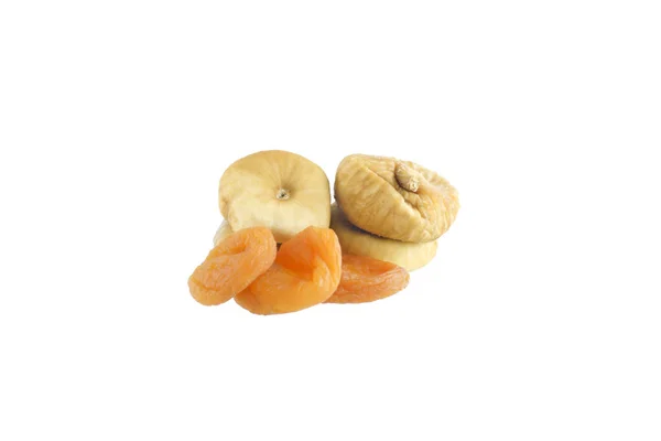 Сушеные фиги сушеные абрикосы . — стоковое фото