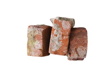 bir yığın eski tuğla.