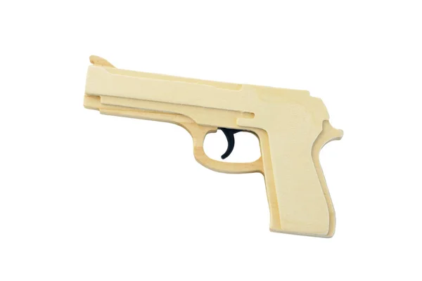 Toy wooden gun. — Stock Photo, Image