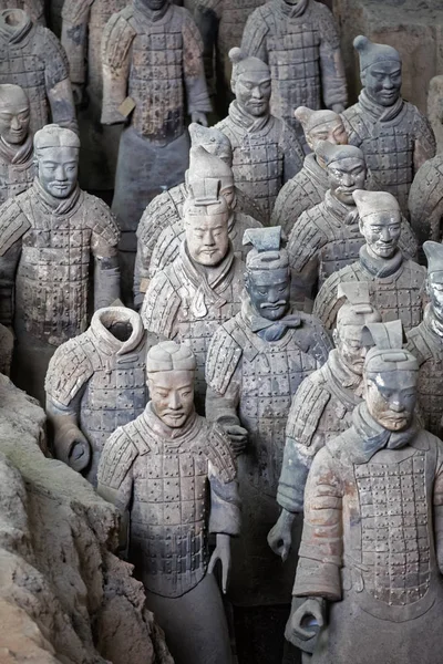 World famous Terracotta Army located in Xian China Stock Image