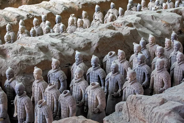 World famous Terracotta Army located in Xian China Royalty Free Stock Images