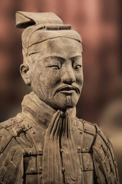 Terracotta Army exhibit at the Shaanxi History Museum. Xian. Chi — Stock Image Terracotta Army exhibit at the Shaanxi History Museum. Xian. Chi Royalty Free Stock Images