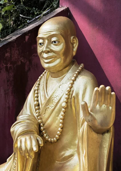 LifeSize Buddha statyer, tio tusen Buddhas Monastery, Hong Ko — Stockfoto