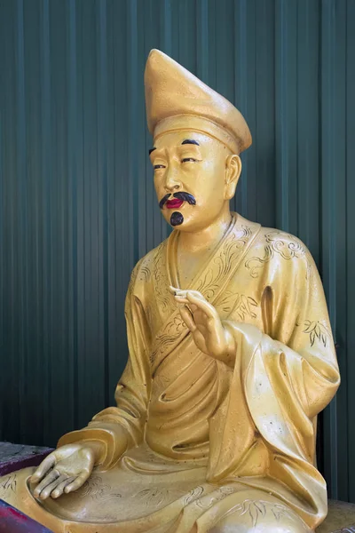 Lebensgroße Buddha-Statuen, zehntausend Buddhas Kloster, hong ko — Stockfoto