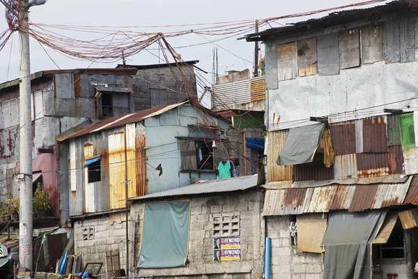 Manila Filippinerna Oktober 2018 Fattigdom Manilas Gator Filippinernas Huvudstad — Stockfoto