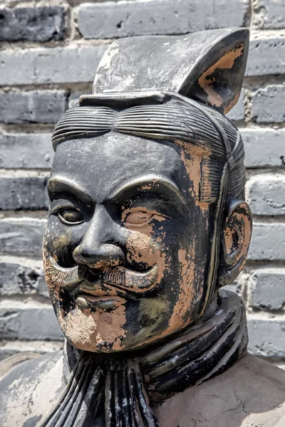 桂林中国の観光スポットとして兵馬俑のレプリカ — ストック写真