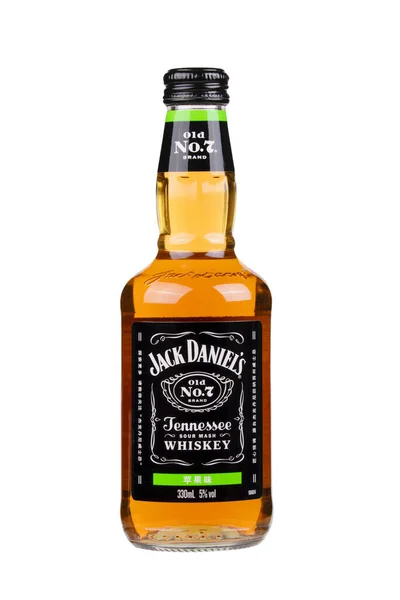 Guilin Chine Mai 2020 Bouteille Whisky Jack Daniel Jus Pomme — Photo