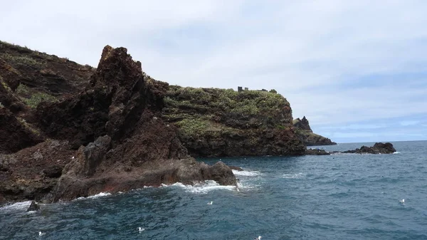 Paesaggio montano sull'isola di Madeira — Foto Stock