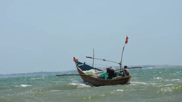 Barcos Pesca Água Vietnã — Fotografia de Stock